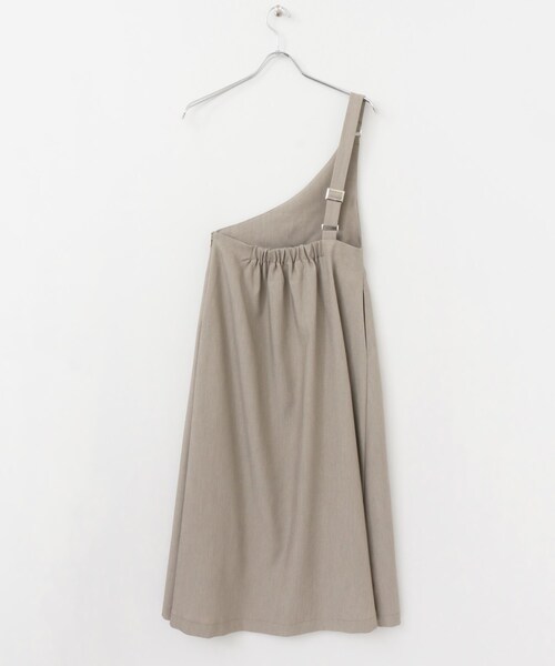 KBF（ケイビーエフ）の「WEB限定 ワンショルダーサロペットスカート（ワンピース/ドレス・レディース・MOCHA/OFF/BLACK・one）」の18枚目の写真