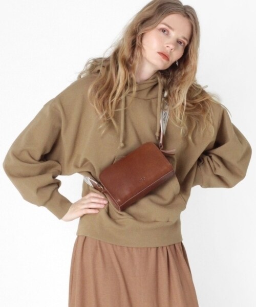 RNA-N（アールエヌエーエヌ）の「＜予約＞度詰OE裏毛パーカー（トップス・レディース・キャメル・M）」の10枚目の写真