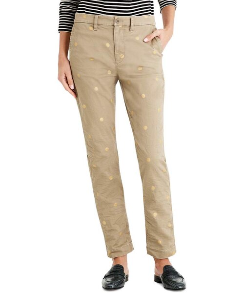 high rise chino pants