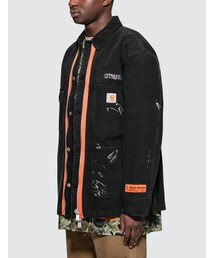HERON PRESTON × Carhartt コラボジャケット XL ストリートブランド【carhartt WIP×HERON PRESTON/カーハートWIP