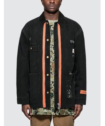 Heron PrestonヘロンプレストンCTNMB Canvas Jacketトレーナー HERON PRESTON CTNMB COACH Jacket СТИЛЬ Print Snap Logo