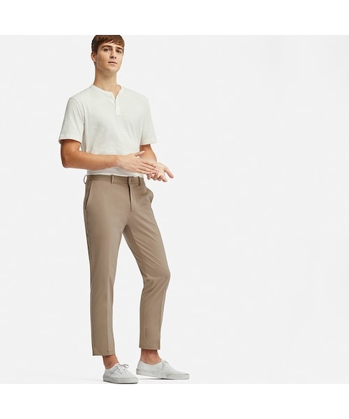 UNIQLO（ユニクロ）の「EZYアンクルパンツ（ウルトラストレッチ・丈標準66～72cm）（その他パンツ・メンズ・BEIGE 32/GRAY 07/NAVY 69/BLACK 09・S/XXL/M/3XL/L/XS/XL/4XL）」の3枚目の写真
