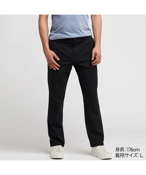 UNIQLO（ユニクロ）の「EZYアンクルパンツ（ウルトラストレッチ・丈標準66～72cm）（その他パンツ・メンズ・BEIGE 32/GRAY 07/NAVY 69/BLACK 09・S/XXL/M/3XL/L/XS/XL/4XL）」の2枚目の写真