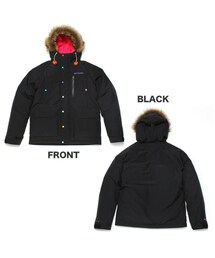 Columbia × Kinetics Pyran Cliff Jacket 黒 S USED コロンビア atmos（アトモス）の「Columbia × Kinetics × atmos girls Pyran