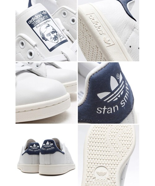 adidas（アディダス）の「adidas Originals STAN SMITH　NEO WHITE/NEW NAVY（LOW-CUT・メンズ・other・29.0cm/23.0cm/23.5cm/24.0cm/24.5cm/25.0cm/25.5cm/26.0cm/26.5cm/27.0cm/27.5cm/28.0cm/28.5cm）」の3枚目の写真