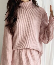 DHOLIC | リブニットハイネックTシャツ(Tシャツ/カットソー)