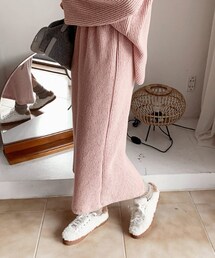 DHOLIC | リブニットスリットロングスカート(スカート)