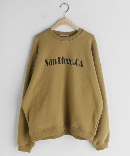 DHOLIC(ディーホリック)の「裏起毛San Diego,CAスウェット(スウェット・レディース・ブルー/ホワイト/ベージュ/その他・FREE)」の3枚目の写真