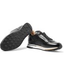 dunhill（ダンヒル）の「Dunhill Duke Polished-Leather Sneakers