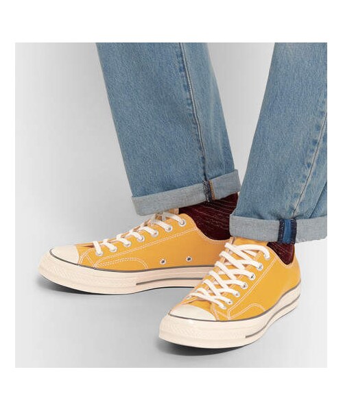 CONVERSE(コンバース)の「Converse 1970s Chuck Taylor All Star Canvas Sneakers(スニーカー・メンズ・Yellow・Uk6/Uk13/Uk10.5/Uk6.5/Uk9.5/Uk8/Uk10/Uk7/Uk5.5/Uk11/Uk7.5/Uk12/Uk8.5/Uk5/Uk9)」の5枚目の写真