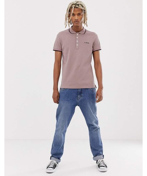 DIESEL（ディーゼル）の「Diesel T-Randy-Broken polo in dusty pink