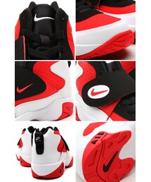 NIKE（ナイキ）の「NIKE AIR MISSION GS WHITE/FIRE RED-BLACK