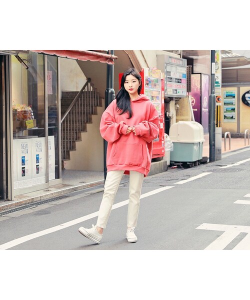 HOTPING（ホッピン）の「裏起毛ウエスト内側ゴムストレッチ魔法パンツ（その他パンツ・レディース・Black/Beige/Other・S/M/Ⅼ/XL/2XL/3XL/4XL/L）」の3枚目の写真