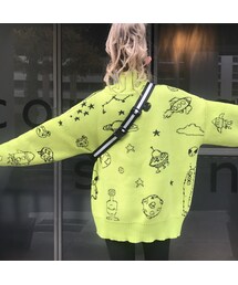 no brand（ノーブランド）の「宇宙柄ニット｢NANC｣（ニット/セーター