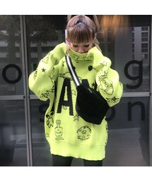 no brand（ノーブランド）の「宇宙柄ニット｢NANC｣（ニット/セーター