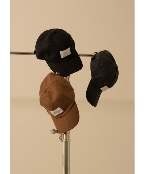 N WITH.（エヌウィズ）の「N WITH.キャップ（キャップ・レディース・ブラック/ベージュ/グレー・F）」の2枚目の写真