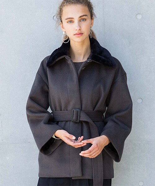 city（シティ）の「ウールメルトンショートコート（）」 - WEAR