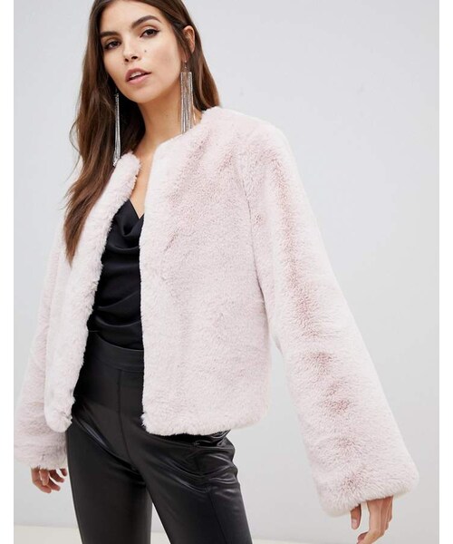 lipsy fur jacket