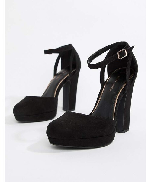 New look（ニュールック）の「New Look heeled pumps in black（パンプス・レディース・Black・Us 10/Us 5）」の3枚目の写真