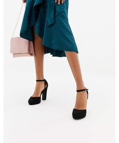 New look（ニュールック）の「New Look heeled pumps in black（パンプス・レディース・Black・Us 10/Us 5）」の4枚目の写真