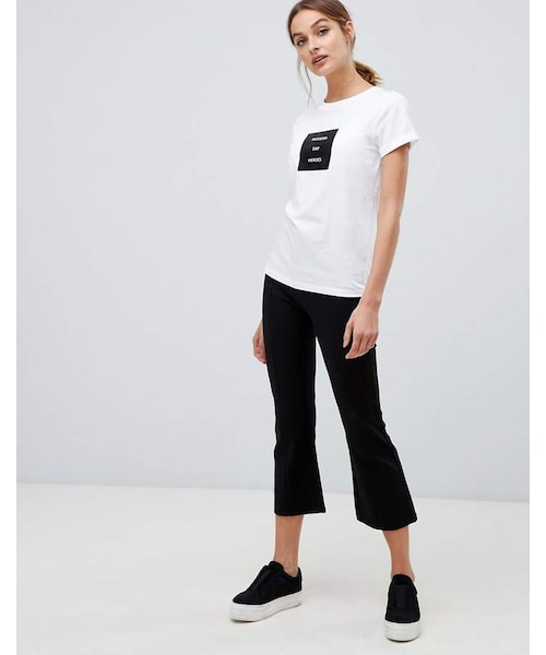 HUGO（ヒューゴ）の「HUGO modern day heroes t-shirt（Tシャツ/カットソー・レディース・White・L/XS/S/XL）」の4枚目の写真