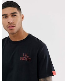 Bershka（ベルシュカ）の「Bershka t-shirt in black with Lil