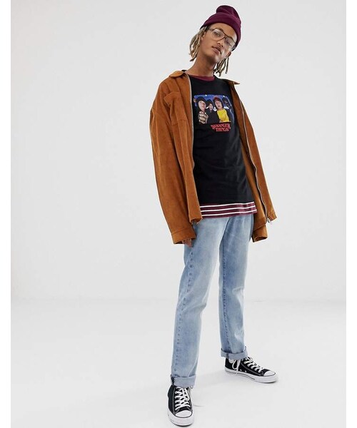 Pull&Bear（プルアンドベア）の「Pull&Bear X Stranger Things tshirt with print in