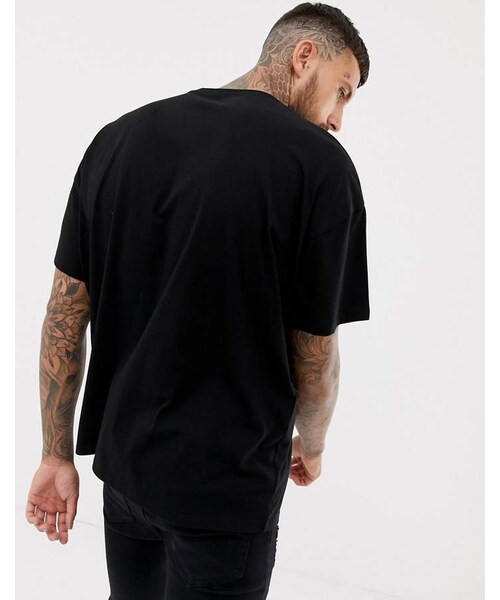 asos（エイソス）の「ASOS DESIGN Disney oversized t-shirt with rainbow text（Tシャツ/カットソー・メンズ・Black・M/XL）」の4枚目の写真