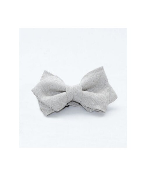 KATHARINE HAMNETT LONDON （キャサリンハムネットロンドン）の「LINEN BOW TIE（その他・メンズ・ネイビー/ブルー/ベージュ・FREE）」の2枚目の写真