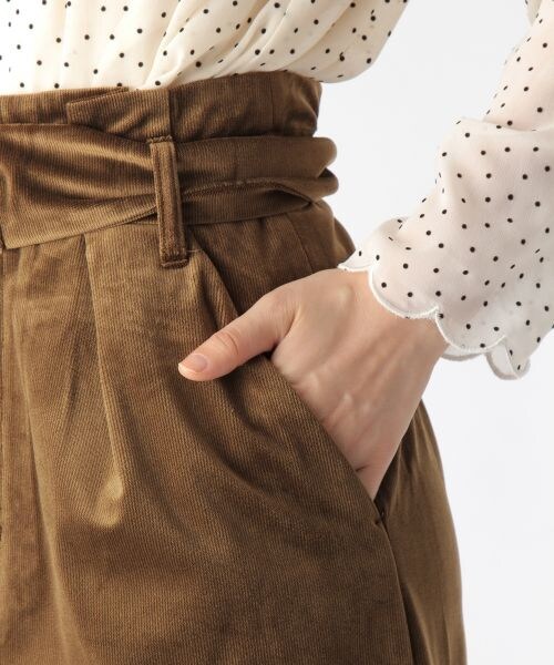 mysty woman（ミスティウーマン）の「ベルト付ベロアタイトスカート（スカート・レディース・ピンク系/ネイビー・F）」の12枚目の写真