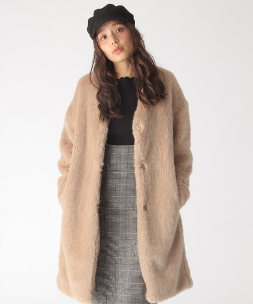 mysty woman（ミスティウーマン）の「ファーVNロングコート（）」 - WEAR
