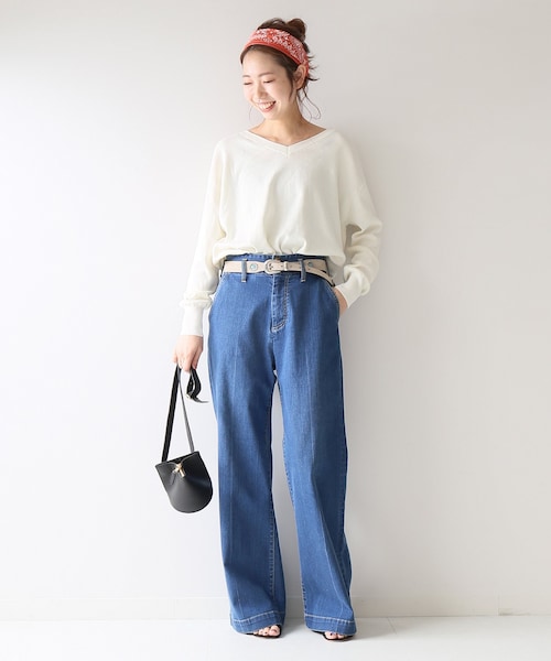 Spick & Span（スピックアンドスパン）の「ITALY COTTON Vプル