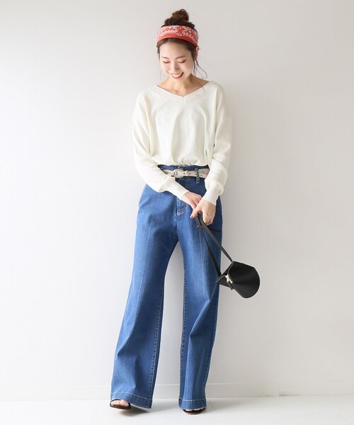 Spick & Span（スピックアンドスパン）の「ITALY COTTON Vプルオーバー