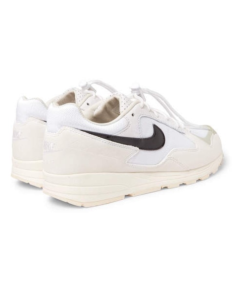 NIKE（ナイキ）の「Nike + Fear Of God Air Skylon Ii Full-Grain Leather, Felt And Mesh Sneakers（スニーカー・メンズ・Gray・Us9）」の4枚目の写真