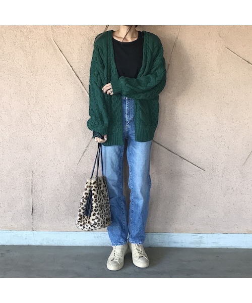 copine（コピン）の「ローゲージざっくりケーブルニットカーディガン（2color）（ニット/セーター・レディース・その他）」の9枚目の写真