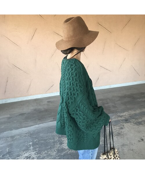 copine（コピン）の「ローゲージざっくりケーブルニットカーディガン（2color）（ニット/セーター・レディース・その他）」の13枚目の写真