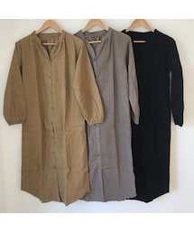 copine | コーデュロイロングシャツ/シャツワンピース（3color）【クリックポスト対象商品】(シャツ/ブラウス)