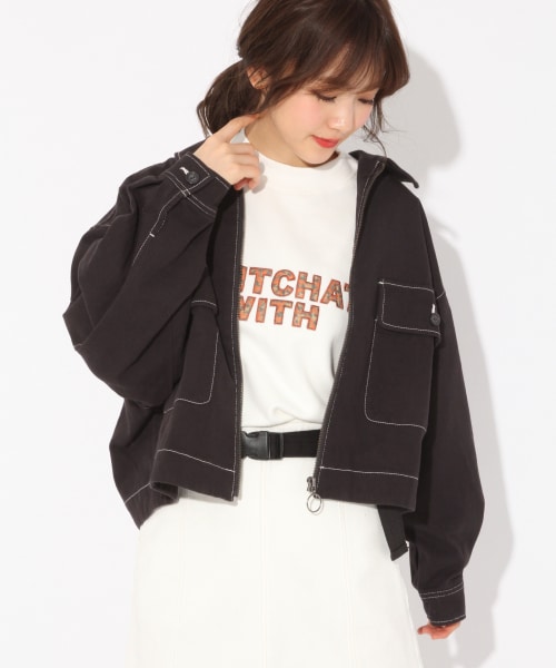 Heather（ヘザー）の「リングZIPツキブルゾン（）」 - WEAR