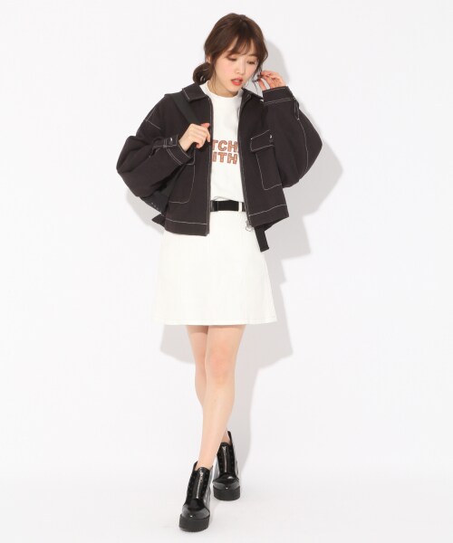 Heather（ヘザー）の「リングZIPツキブルゾン（）」 - WEAR