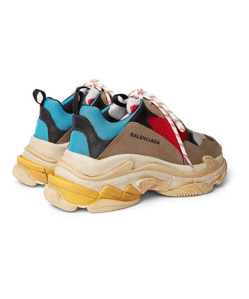 BALENCIAGA(バレンシアガ)の「Balenciaga Triple S Mesh, Nubuck And Leather Sneakers(スニーカー・メンズ・multi・Eu42)」の5枚目の写真