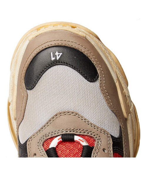 BALENCIAGA(バレンシアガ)の「Balenciaga Triple S Mesh, Nubuck And Leather Sneakers(スニーカー・メンズ・multi・Eu42)」の4枚目の写真