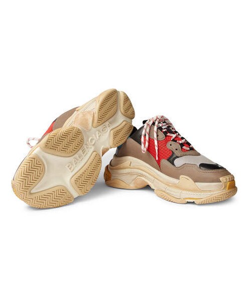 BALENCIAGA(バレンシアガ)の「Balenciaga Triple S Mesh, Nubuck And Leather Sneakers(スニーカー・メンズ・multi・Eu42)」の3枚目の写真