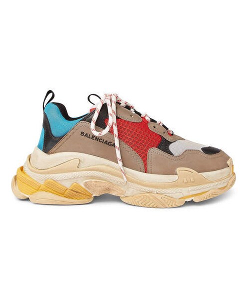 BALENCIAGA(バレンシアガ)の「Balenciaga Triple S Mesh, Nubuck And Leather Sneakers(スニーカー・メンズ・multi・Eu42)」の2枚目の写真