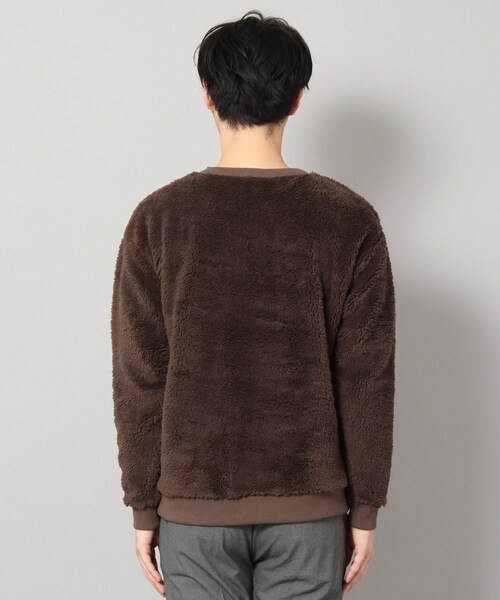 SENSE OF PLACE by URBAN RESEARCH(センスオブプレイスバイアーバンリサーチ)の「ボアスウェットシャツ(トップス・メンズ・BROWN/OFF WHITE・M/L)」の7枚目の写真