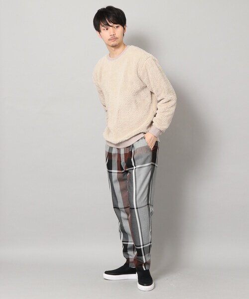 SENSE OF PLACE by URBAN RESEARCH(センスオブプレイスバイアーバンリサーチ)の「ボアスウェットシャツ(トップス・メンズ・BROWN/OFF WHITE・M/L)」の3枚目の写真