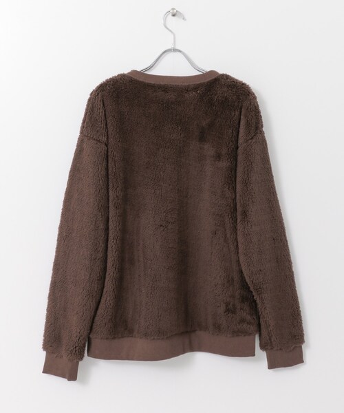 SENSE OF PLACE by URBAN RESEARCH(センスオブプレイスバイアーバンリサーチ)の「ボアスウェットシャツ(トップス・メンズ・BROWN/OFF WHITE・M/L)」の11枚目の写真