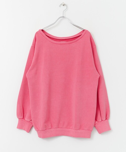 SOMETHING（サムシング）の「SOMETHING 別注SWEAT（トップス・レディース・DPINK/WHITE/BLUE・FREE）」の21枚目の写真