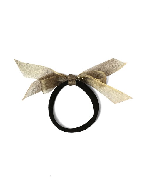 MAISON DE REEFUR（メゾンドリーファー）の「Chiffon Ribbon Hair Elastic（ACCESSORIES・レディース・Khaki/Pink/Blue・F）」の4枚目の写真