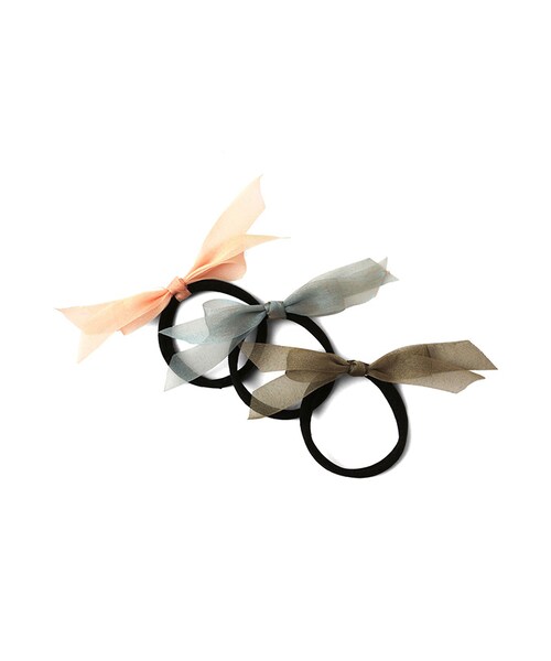 MAISON DE REEFUR（メゾンドリーファー）の「Chiffon Ribbon Hair Elastic（ACCESSORIES・レディース・Khaki/Pink/Blue・F）」の11枚目の写真