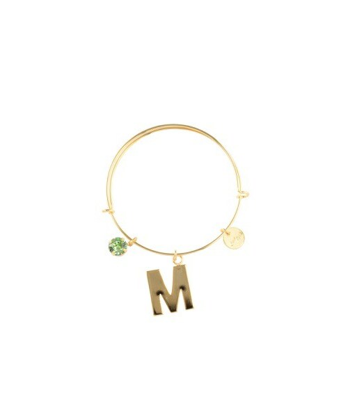 kuskus（クスクス）の「kuskus / アルファベットブレス / ブレスレット（アクセサリー・メンズ・white(01)/yellow(06)/light green(08)/green(10)/blue(12)/dark pink(19)/orange(20)・-）」の3枚目の写真